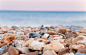 特写,鹅卵石,岩石,海滩_百度图片