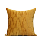 MISSLAPIN简约现代/样板房靠包抱枕靠垫/黄色三角绗棉方枕-淘宝网