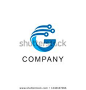 G letter and technology logo template