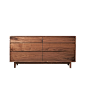 Modern Made in the USA America products like the Hayward dresser from Hedge House Furniture from Indiana