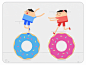 Donut run  dribbble 