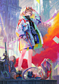 Anime 4098x5774 anime anime girls digital art artwork 2D portrait display vertical Arata Yokoyama standing