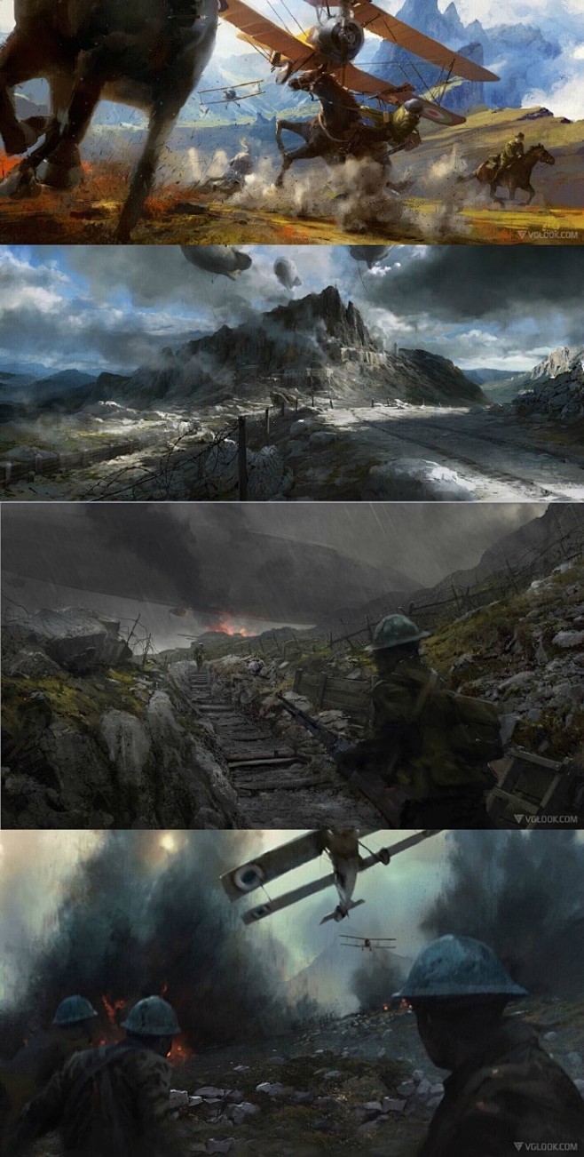 E3前放出的新的战地气氛图，太棒。