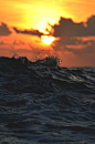 wavemotions:

Waves at sunset by Khaled AL-Ajmi