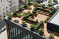 Kandinsky住宅庭院及屋顶花园 / Brusnika