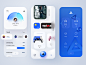 PS App figma blue playstation sony ps cards light app mobile ui