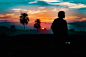 People 5472x3648 nature Sun trees palm trees silhouette