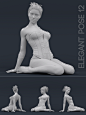 elegant_pose_12_by_onesix3d-dbe9b82