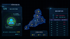 万星人采集到科技感地图