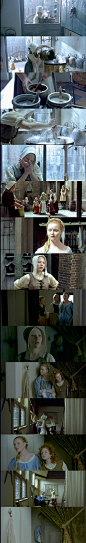 【戴珍珠耳环的少女 Girl with a Pearl Earring】#电影截图# Part 1 画家维梅尔与少女葛利叶的暧昧故事~第76届奥斯卡金像奖最佳摄影(提名)最佳美术指导(提名)最佳服装设计(提名)~