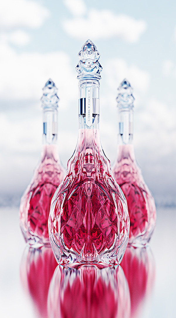Wine Carafe V 玻璃酒瓶设计...