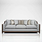 Grosvenor Show Wood 3 Seater Sofa | Luxury Gifts & Homeware, Furniture, Interior Design, Bespoke: 