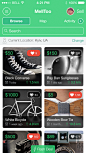 ios7绿色购物手机APPUI商品列表页设计图-商业-绿色-列表，搜索，ios7风格，清新-手机APPUI设计分享