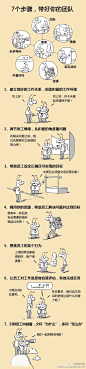 【带好你的团队】❶进人要严格宁缺勿滥，对于不能跟上团队发展的，第一时间淘汰。❷作为leader，如果能够容忍平庸的人，对于优秀的员工是不公平的，最终整个团队都会走向平庸，优秀的员工也会离开团队。❸如果leader本身就平庸，那就根本不可能带出好团队。附好图：7个步骤，带好你的团队。