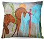 DiaNoche Outdoor Pillows Jennifer Baird Companions contemporary-outdoor-cushions-and-pillows