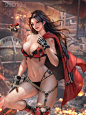 General 3000x4000 women fantasy girl original characters underwear bra panties bare shoulders 2D artwork drawing Mansik Yang