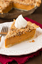 Streusel Pumpkin Pie