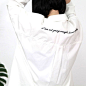 【椒盐重衣】听王尔德的话 全棉oversize刺绣白衬衫140204 原创 设计 新款 2013