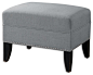 Uttermost Honesta Ottoman transitional-footstools-and-ottomans