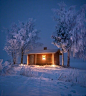 芬兰Lapua的雪景 
让你去住一个月，愿意吗？ ​ ​​​​