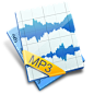 vista系统桌面图标-MP3音频文件#PNG图标#