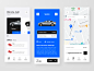 洗车应用程序洗车应用程序洗车应用程序汽车版式清洁应用程序设计app设计UX ui