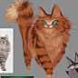 CATS, KIM YONG NAM : character design fot animation.