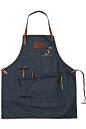 selvage denim apron: