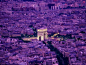 【凯旋门——紫色梦幻】一直梦想去法国去巴黎，去体验那浪漫到骨子里的法国人的生活。