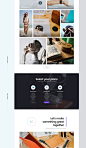 Cesis Creative PSD Template 专为代理，设计师，自由职业者，摄影师的创意网站而设计_UI素材_Web界面_模库(51Mockup)