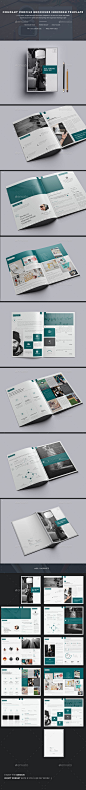 公司简介手册InDesign的模板 - 企业宣传册
