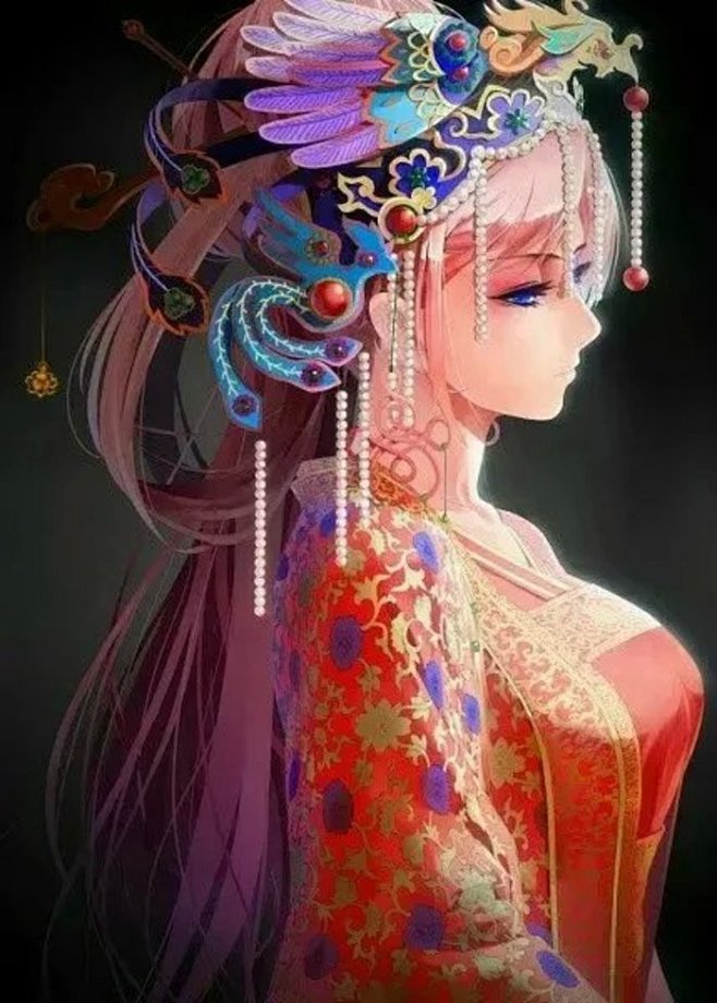 中式婚纱--对比西洋