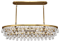 Robert Abbey Bling Antique Brass Chandelier transitional-chandeliers