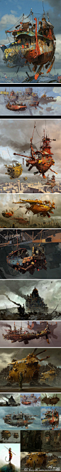 【Artworks of Ian McQue】 英国概念艺术家Ian McQue的未来派插画艺术。