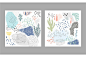几何文艺花卉平铺底纹浅色调包装图形卡片AI矢量设计素材 (7)