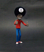 Art Toy-Negão Bola Oito : Estudio Factotum developed this figure to be a product for Toscographics Store. Sold Out.
