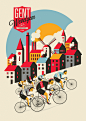 Spring Classic Cycling Prints on Behance