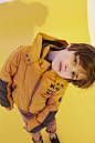IKKS Kidswear: Yellow Padded Jacket