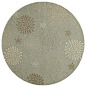 Momeni Rug Veranda 9' x 9' Round VR-31 Light Blue VERANVR-31LBL900R traditional-area-rugs