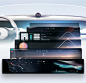 NIO automotive - ET concept : NIO Automotive HMI Design for the next generation of console screens.