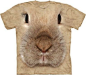 Bunny Face 兔子3D立体动物T恤