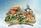 DISNEY story book : Full 3D story book for Disney stores