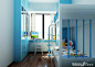 蓝色小户型儿童房装修效果图大全2013图片—土拨鼠装饰设计门户