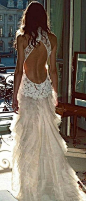 Sexy halter wedding dress