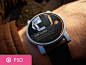 Android Wear Scene PSD Template