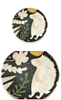 日本可爱手绘陶瓷艺术，非常可爱，这次分享盘子，下次分享可爱的动物