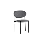 韵之第北欧西餐厅椅子 现代简约 铁艺餐椅个性 叠加艺术设计师椅-淘宝网