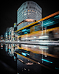 lightroom Moody neon night Photography  reflection Street Urban japan