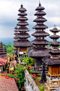 THE MOTHER TEMPLE OF BESAKIH ~ Pura Besakih, Bali. A Hindu place of worship since 1284, it is actually a complex made up of 22 temples.: