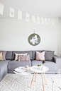 Home Tour: Whimsical Pastels + Family